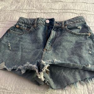 garage jean shorts